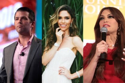 Donald Trump Jr, Bettina Anderson, and Kimberly Guilfoyle