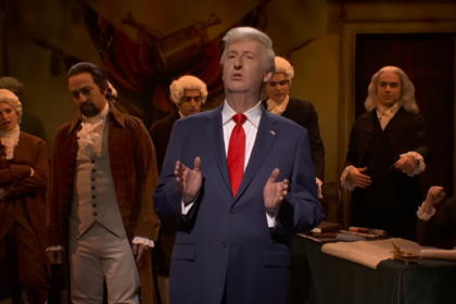James Austin Johnson as a satirical version of President Donald Trump in a recent episode of SNL