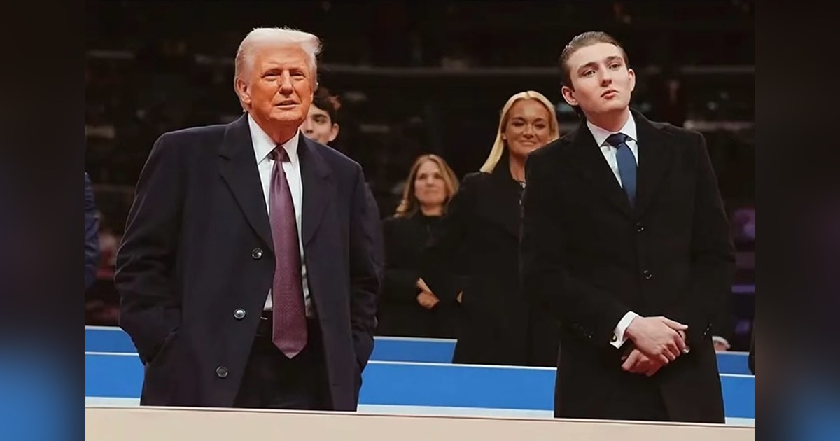 Barron Trump and Donald trump