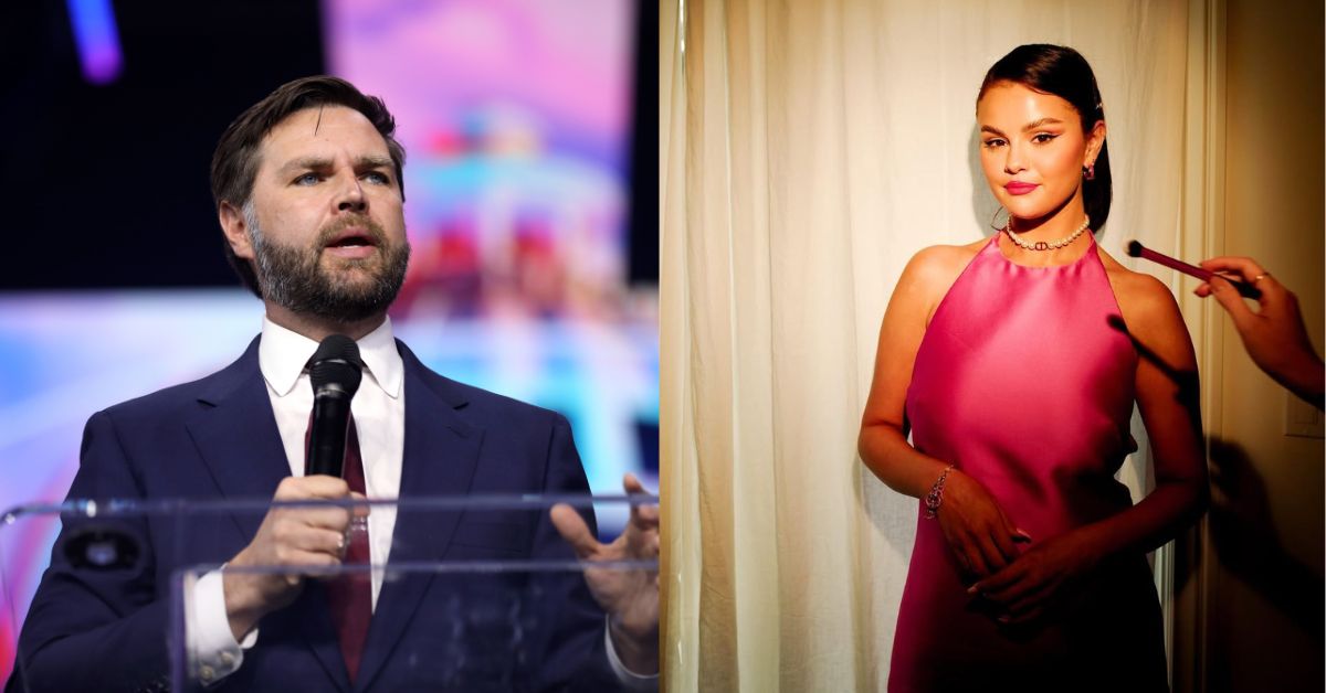 JD Vance and Selena Gomez