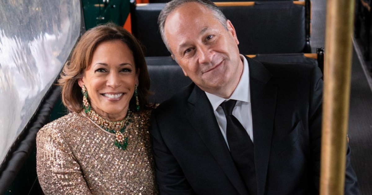 Kamala Harris with Doug Emhoff