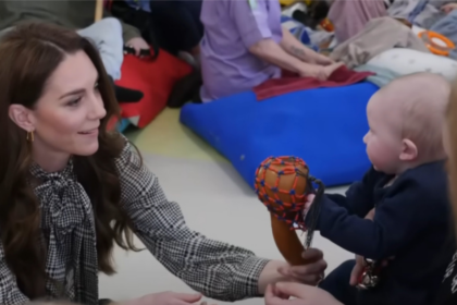Kate's visit to the hospice in Sully on January 30th