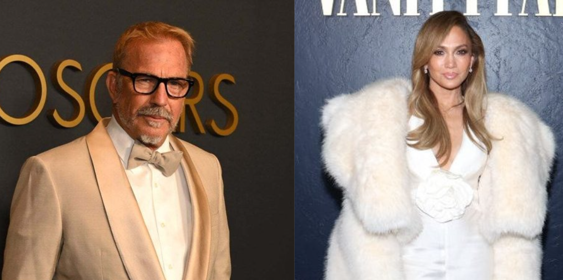 Kevin Costner and Jennifer Lopez.