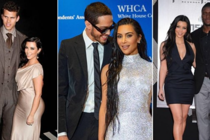 Kim K with her exes before Kanye West.