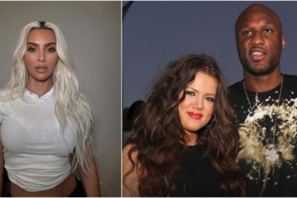 Kim Kardashian On L, Khloé With Lamar Odom On R