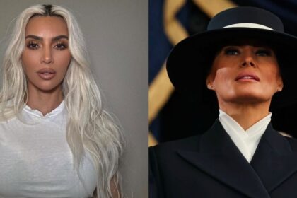 Kim Kardashian and Melania Trump