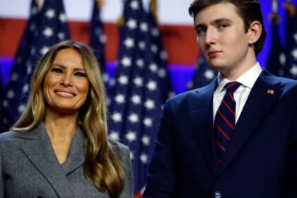 Melania Trump and Barron Trump
