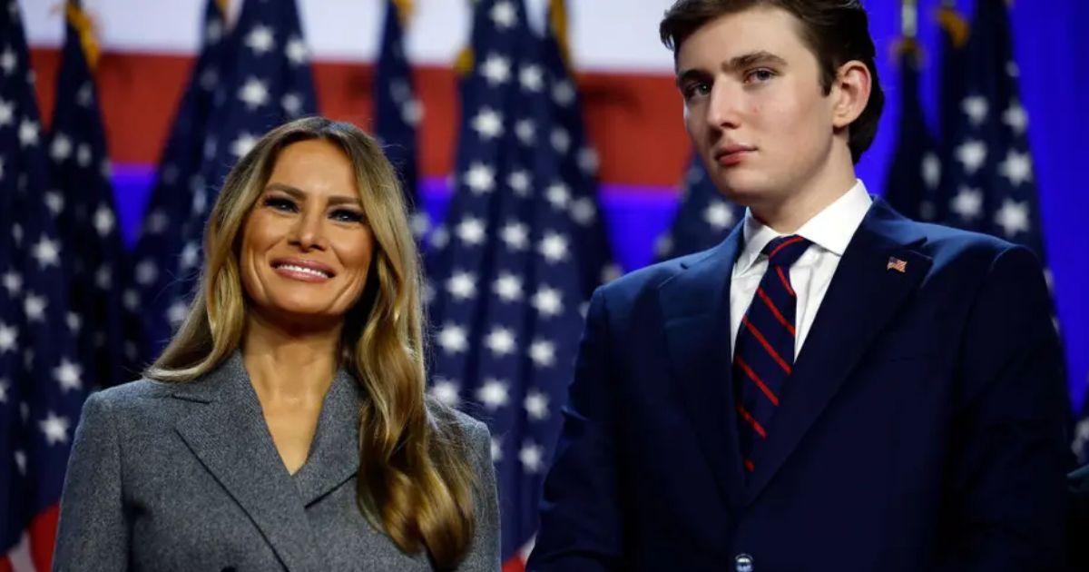 Melania Trump and Barron Trump