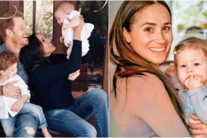 Prince Harry, Meghan With Son Archie and Daughter Lilibet