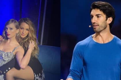 Taylor Swift with Blake Lively and Justin Baldoni