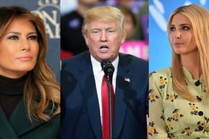 Melania Trump, Donald Trump, and Ivanka Trump