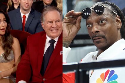 Bill Belichick with his girlfriend