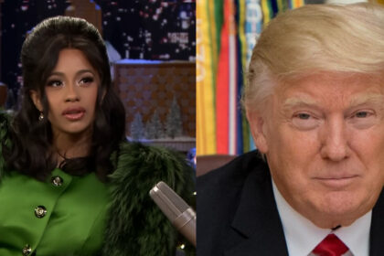 Cardi B and Donald Trump