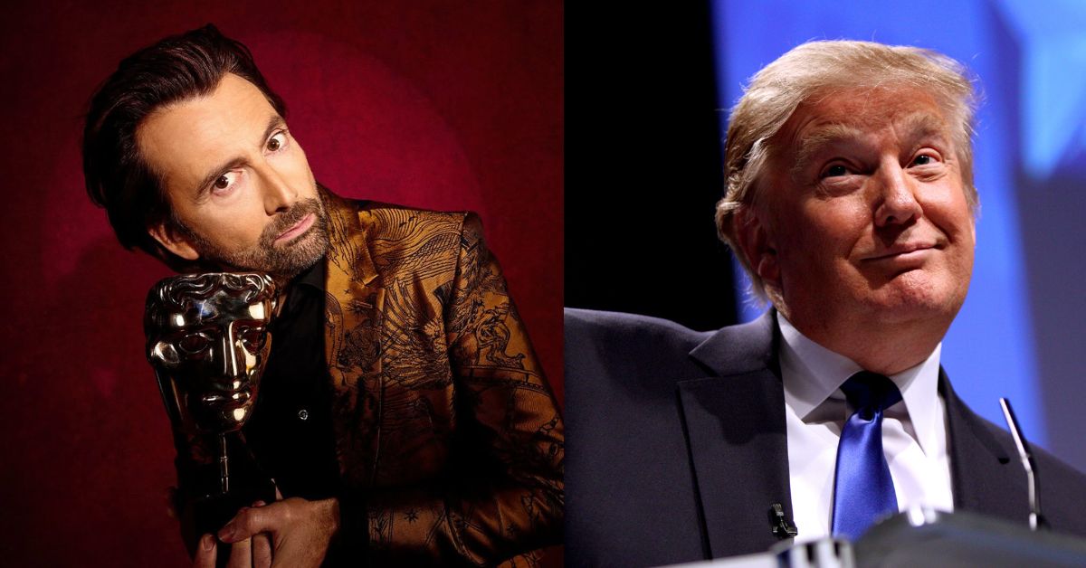 Doctor Who star David Tennant and President Donald Trump