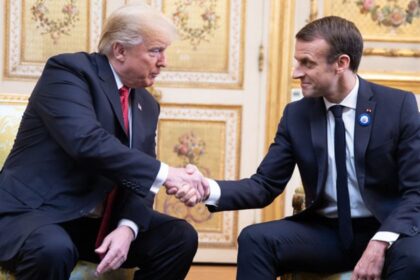Donald Trump Meeting Emmanuel Macron