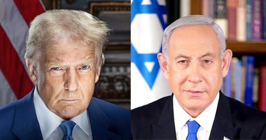 Donald Trump and Benjamin Netanyahu