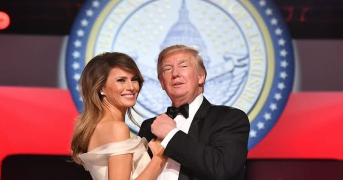 First Lady Melania Trump and President Donald Trump