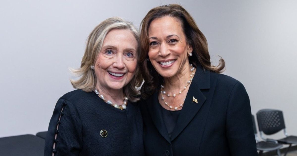 Kamala Harris and Hillary Clinton
