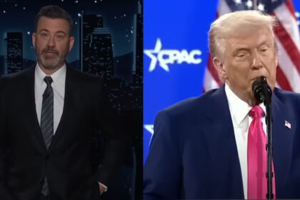 Jimmy Kimmel and Donald Trump