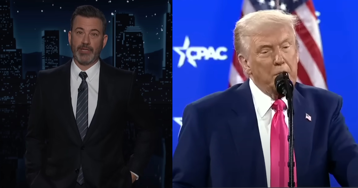 Jimmy Kimmel and Donald Trump