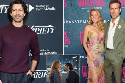Justin Baldoni, Blake Lively and Ryan Reynolds.