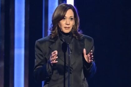 Kamala Harris' at the 2025 NAACP Image Awards on February 22- ( Credits: Instagram|@voguemagazine)