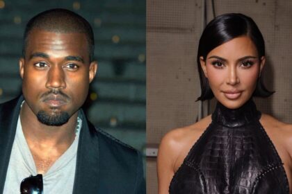 Kanye West and ex-wife Kim Kardashian