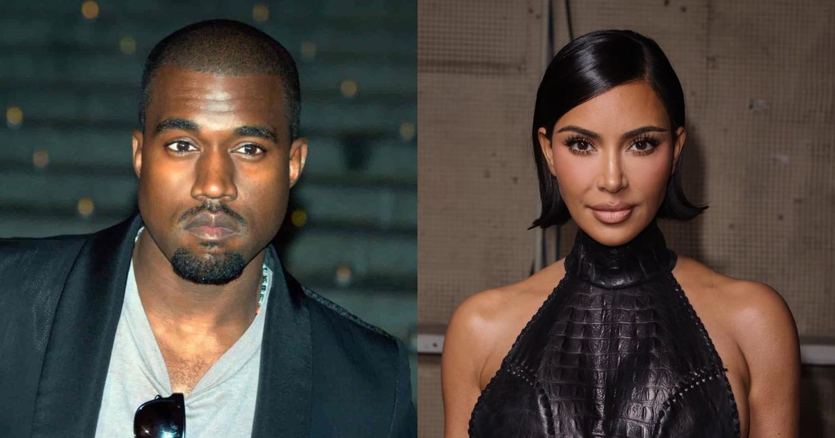 Kanye West and ex-wife Kim Kardashian