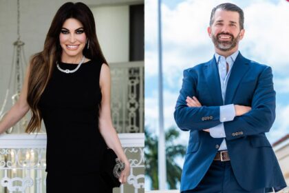 Kimberly Guilfoyle and Donald Trump Jr.