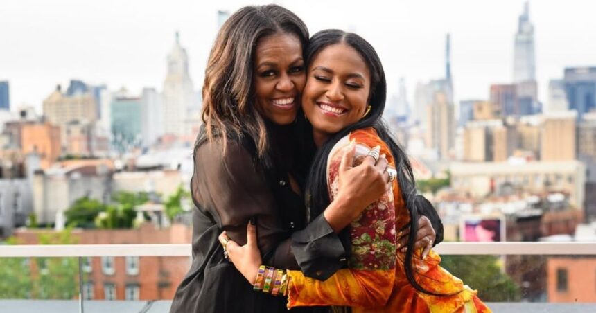 Michelle Obama and Sasha Obama ( Instagram|@michelleobama)