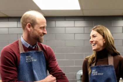 Prince William and Kate Middleton in Wales baking together. ( Instagram|@princeandprincessofwales)