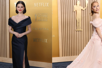 Selena Gomez and Ariana Grande at the SAG 2025 Red Carpet