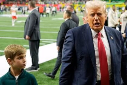 Donald Trump at Super Bowl
