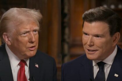 Donald Trump and Bret Baier