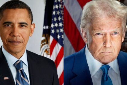 Barack Obama and Donald Trump