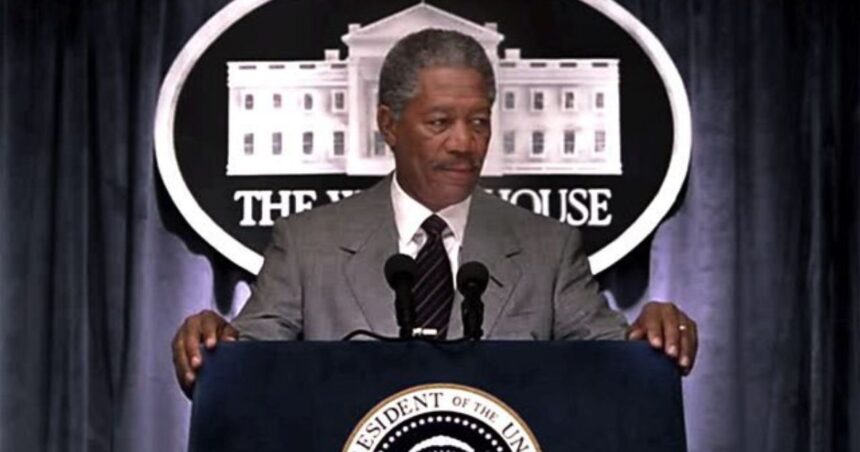 Morgan Freeman played president of USA