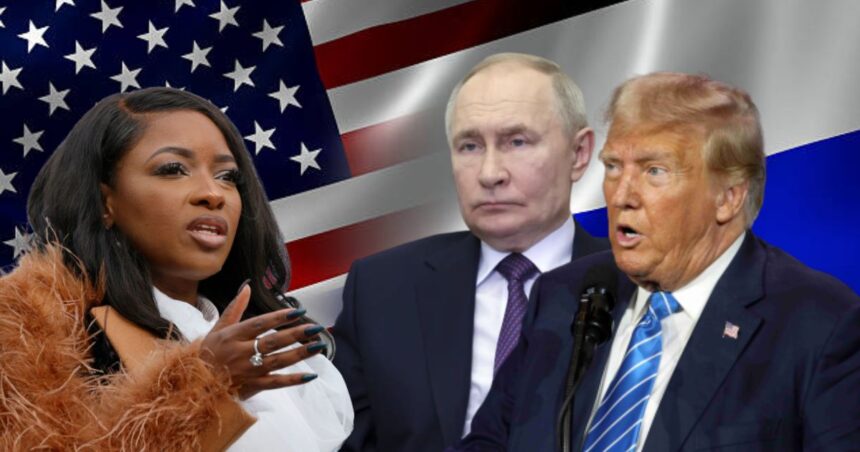 Donald Trump, Jasmine Crockett, Vladimir Putin