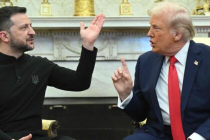 Donald Trump and Volodymyr Zelenskyy had an extremely bad meeting at The White House