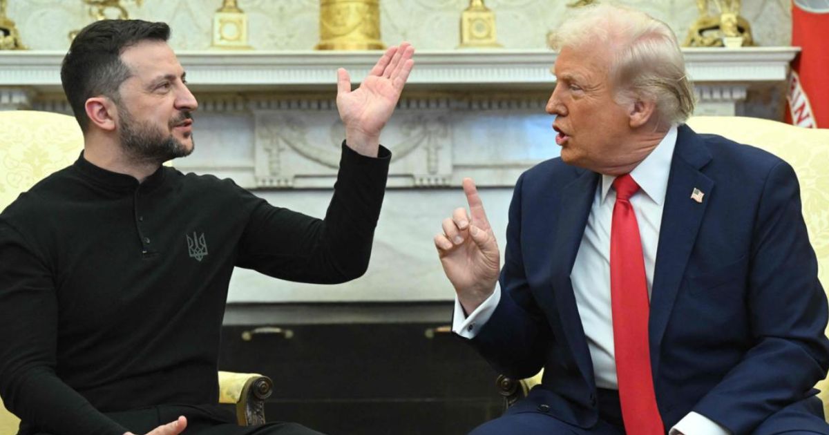 Donald Trump and Volodymyr Zelenskyy had an extremely bad meeting at The White House