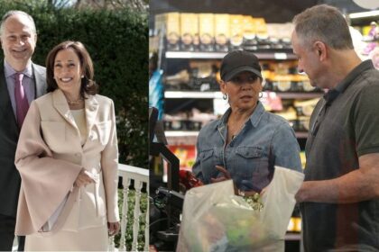 Doug Emhoff and Kamala Harris