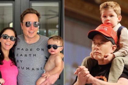 Elon Musk and his kids