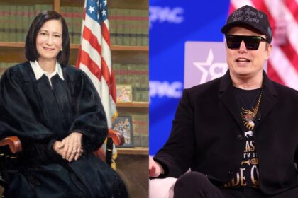 Judge Ellen Hollander and Elon Musk.