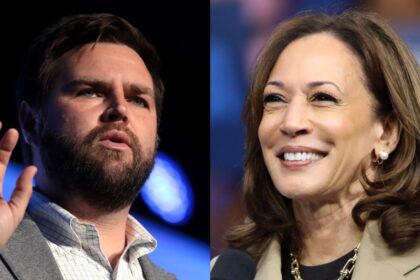 JD Vance and Kamala Harris