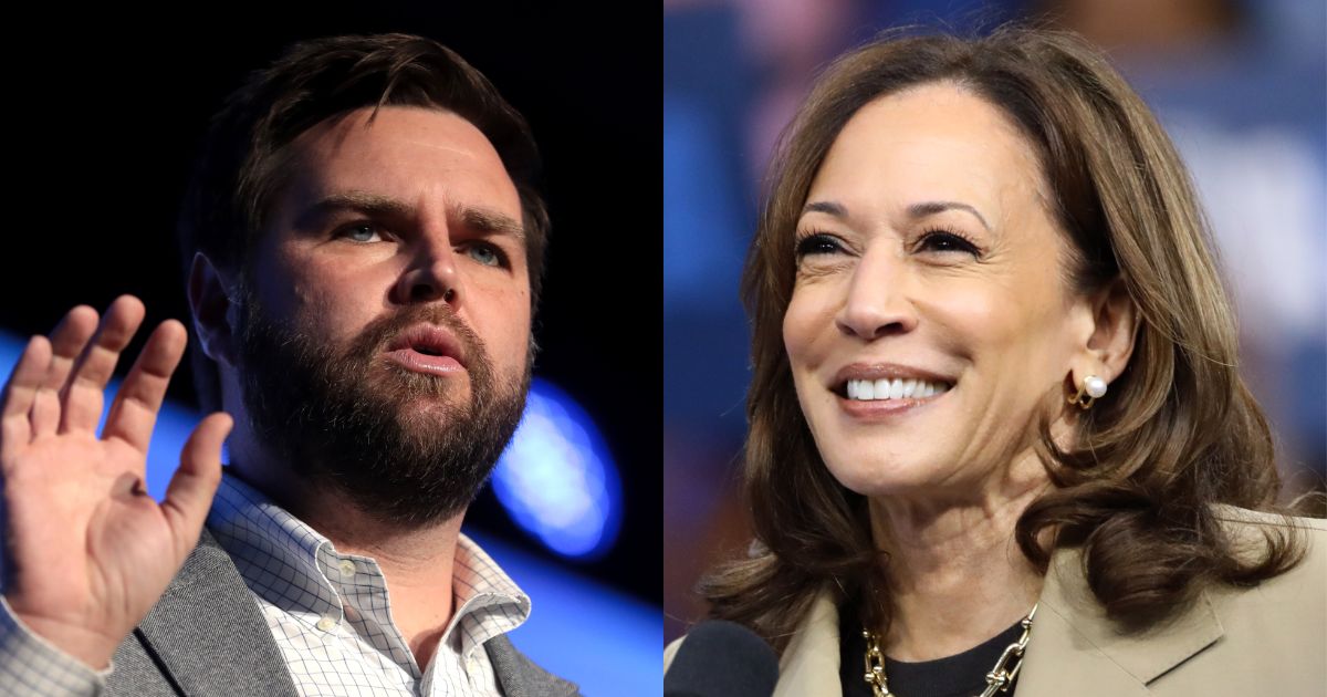 JD Vance and Kamala Harris