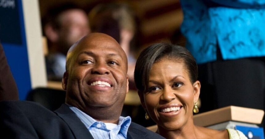 Michelle Obama Overlooked the Red Flags in Her Brother's First Marriage. Image via Twitter