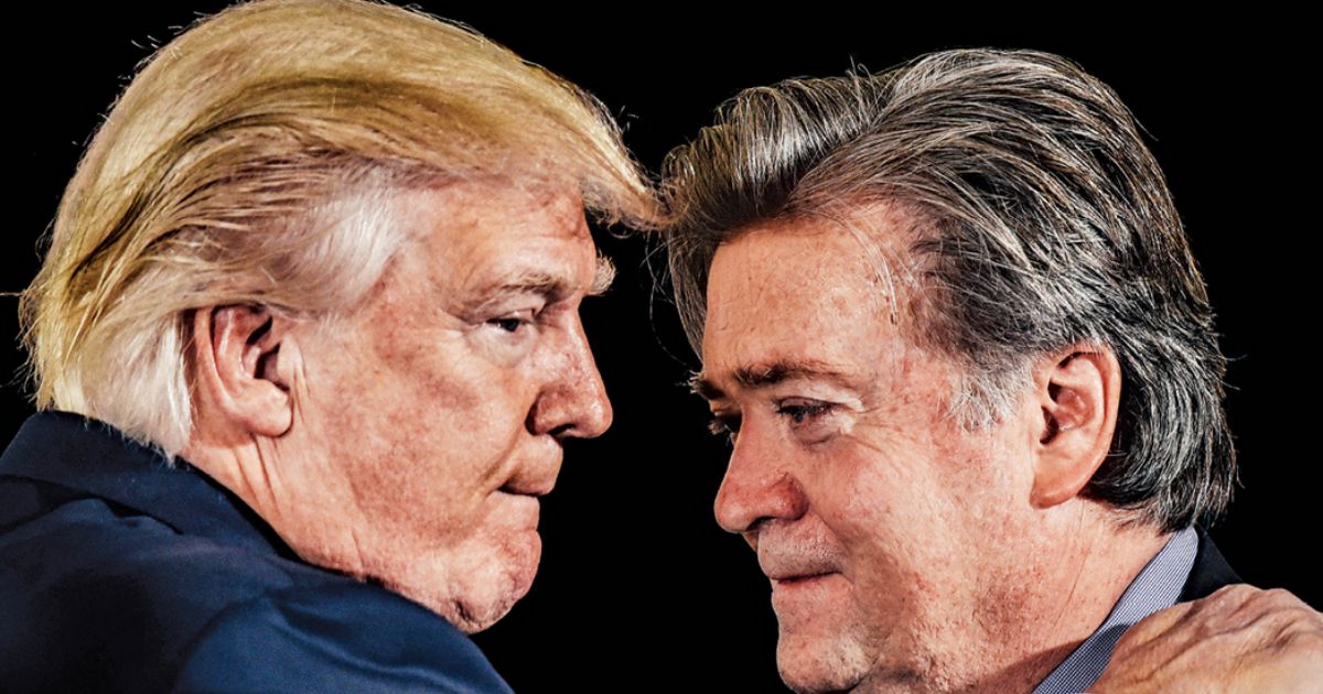 Donald Trump and Steve Bannon