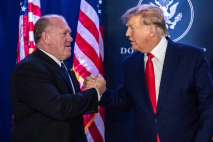 Donald Trump's border czar Tom Homan and President Donald Trump.
