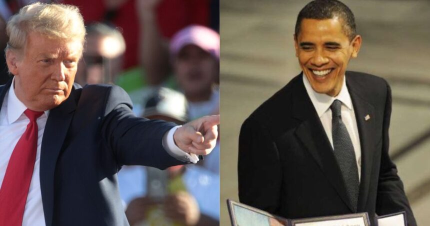 Trump Slams Obama’s Nobel Prize