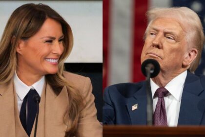 Melania Trump and Donald Trump