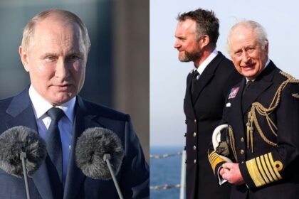Vladimir Putin and King Charles